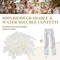 6PCS White Biodegradable Confetti Cannons – Air-Powered Party Poppers for Weddings & Birthdays